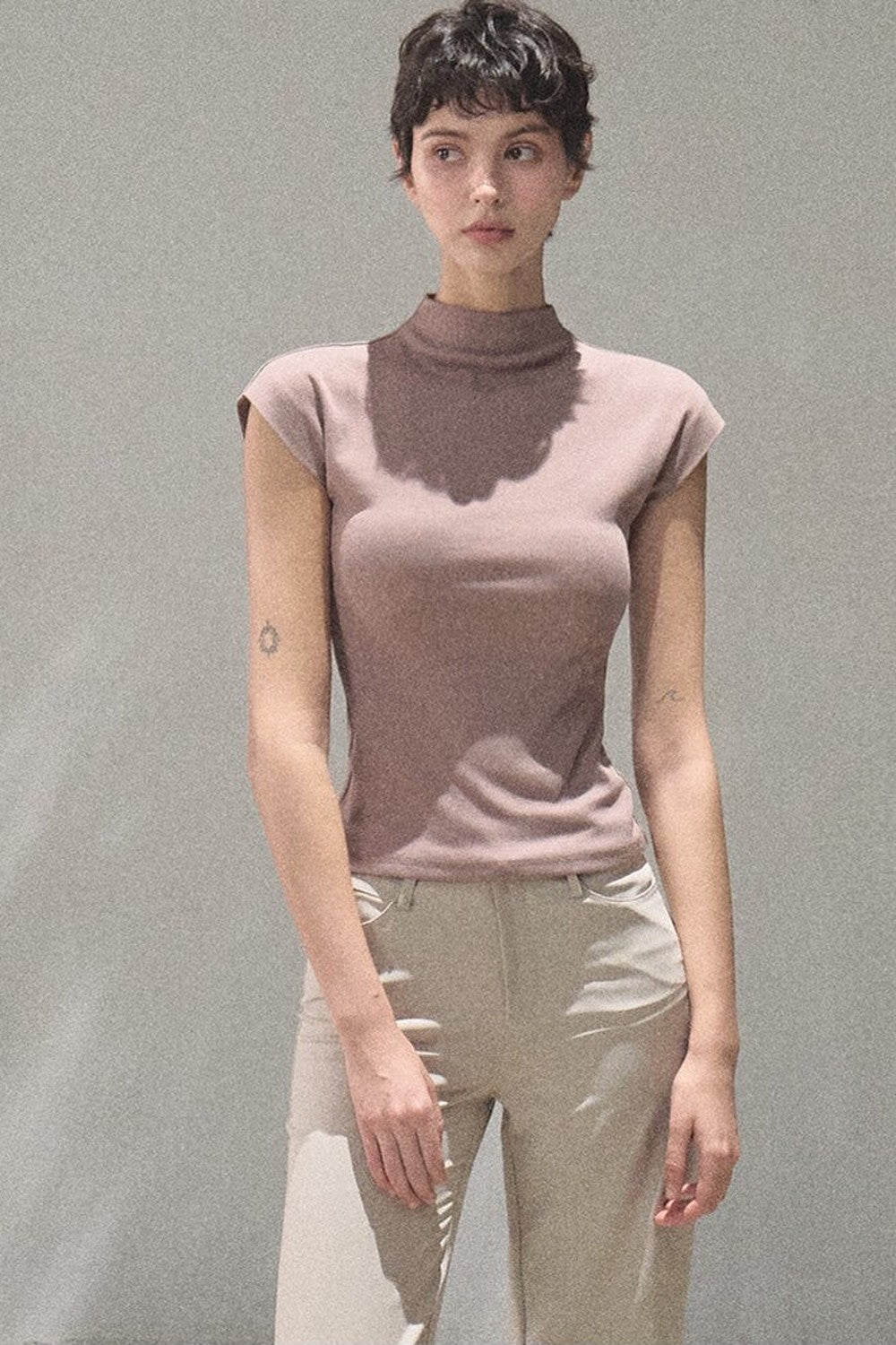 Lyocell Draped Flared Pants
