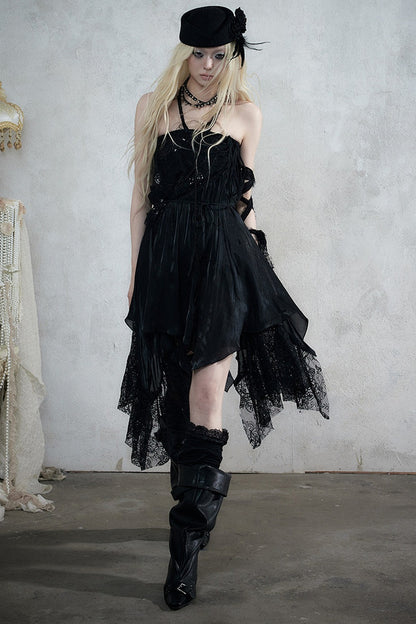Romantic Lace Chiffon Skirt