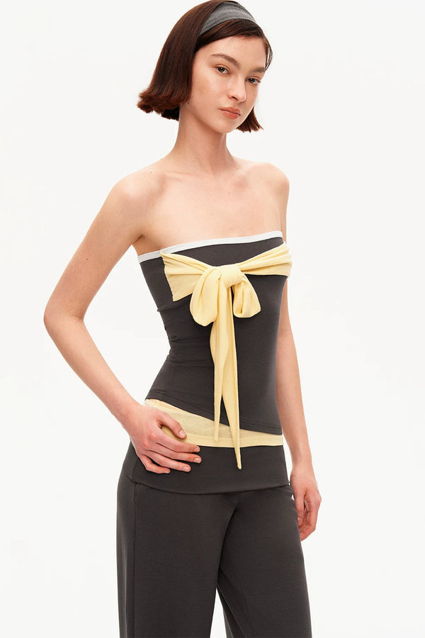 Modal Color-Blocked Knit Set-Up