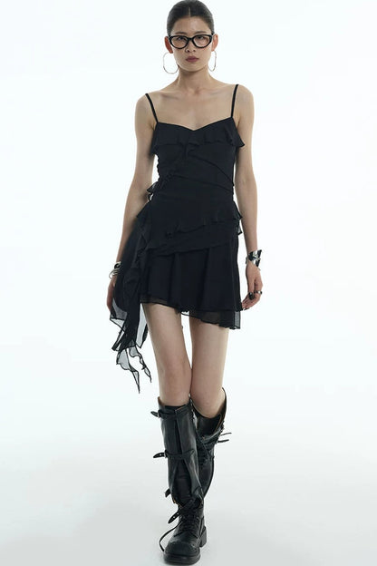 Romantisches Retro-Set mit asymmetrischem Rock