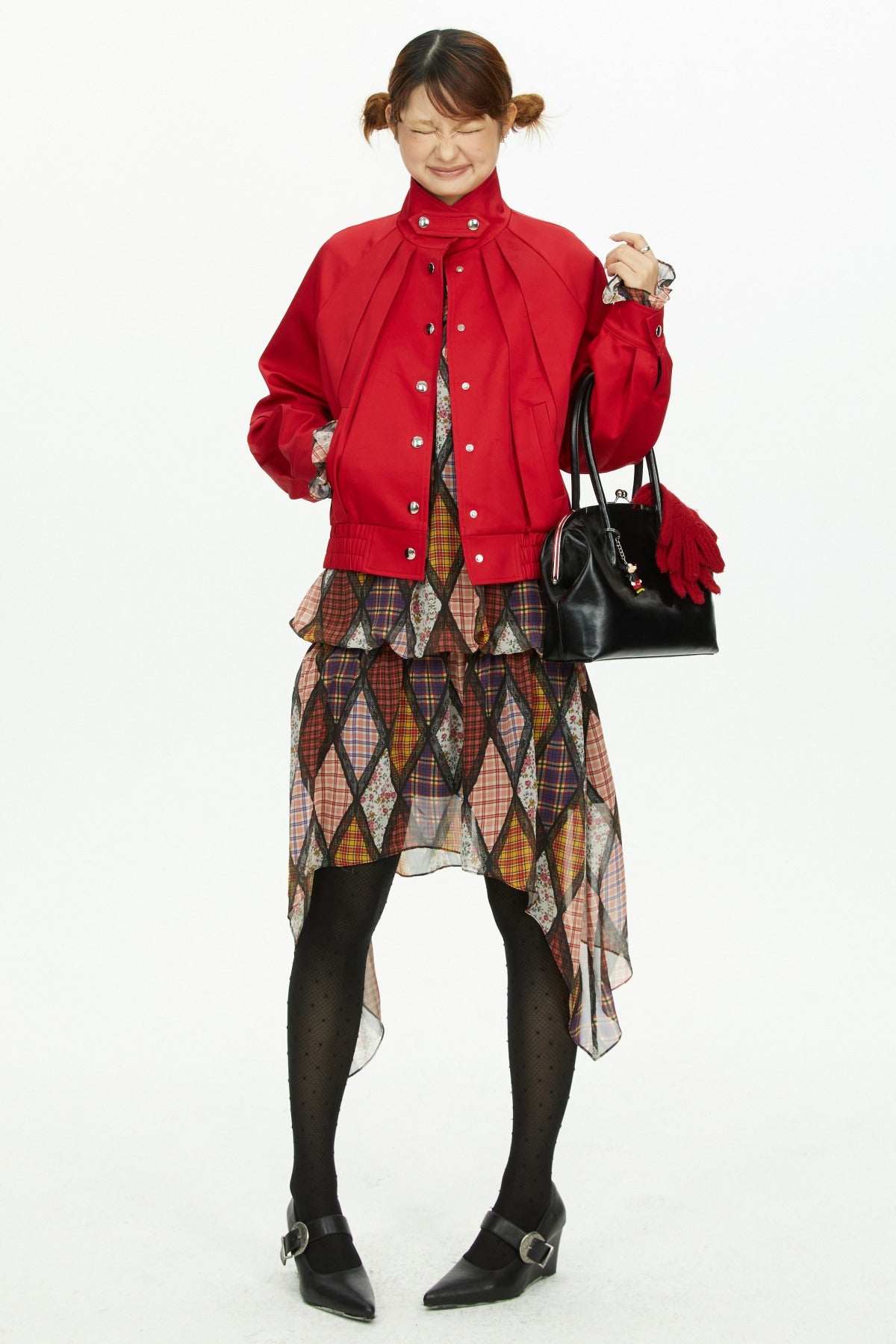 Red Padded Flight Jacket