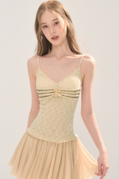 Sweet Floral Camisole Dress