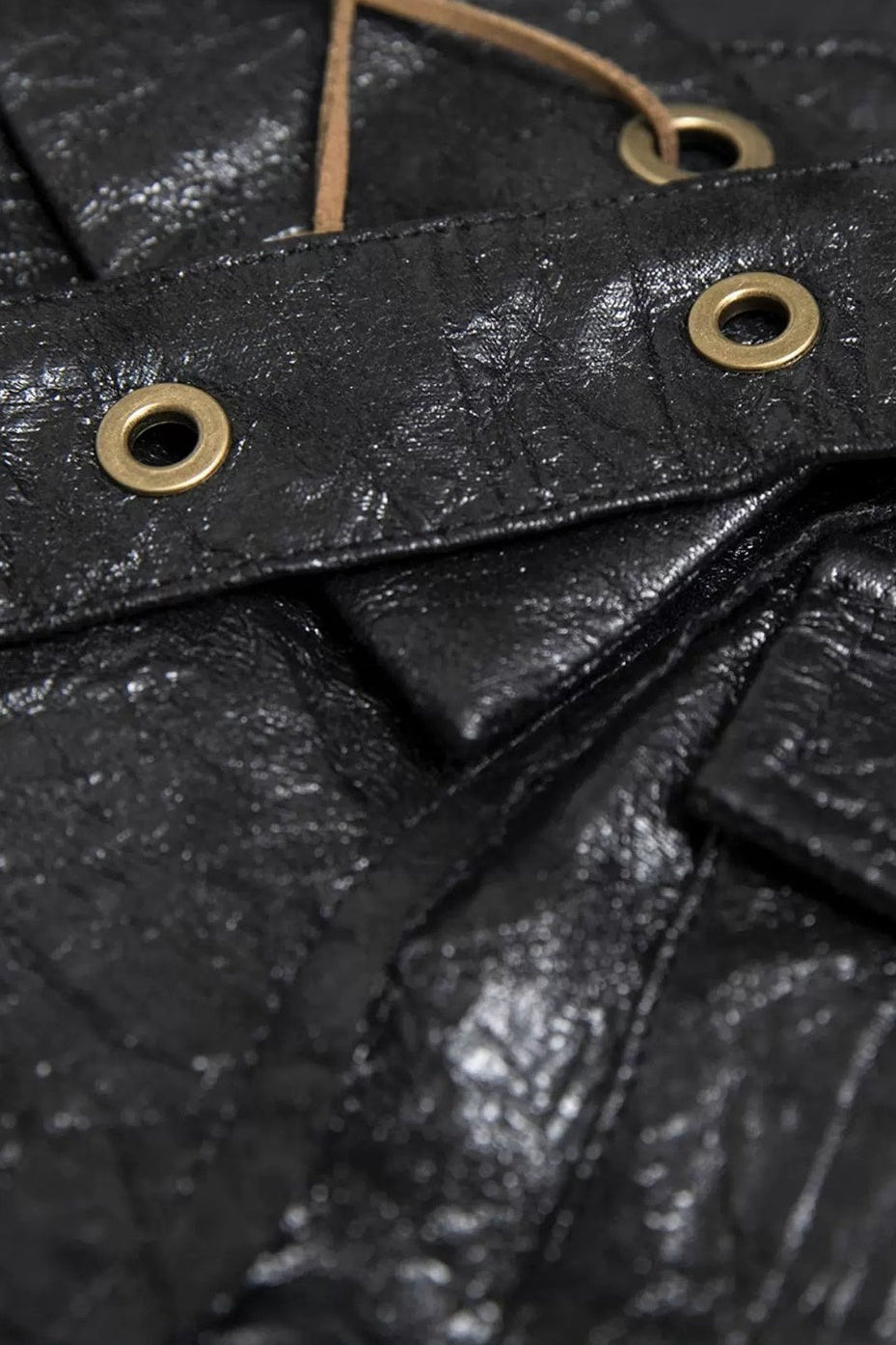 Dark Punk Patchwork Skirt