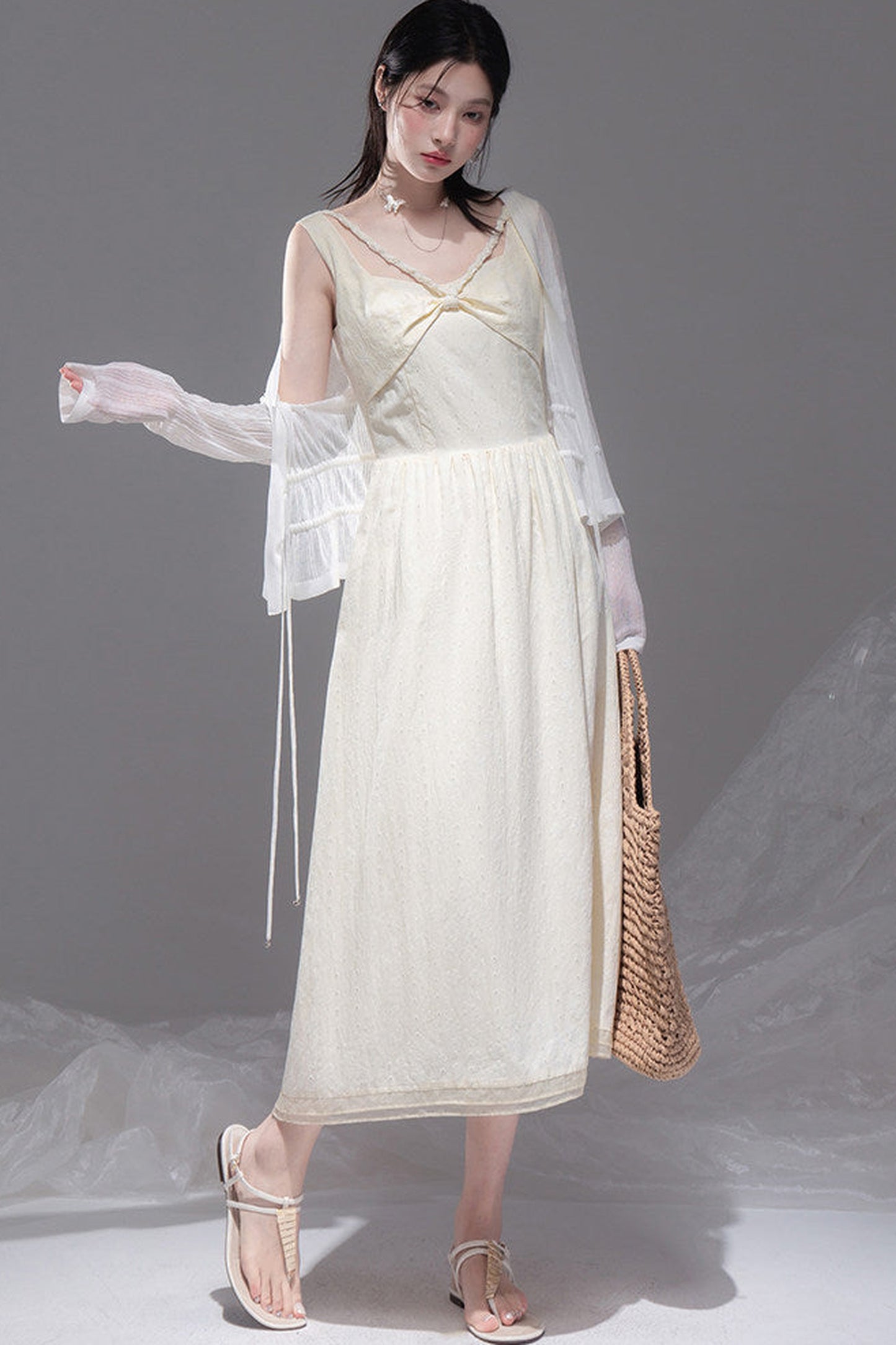 Slim Waist Jacquard Knit Cardigan
