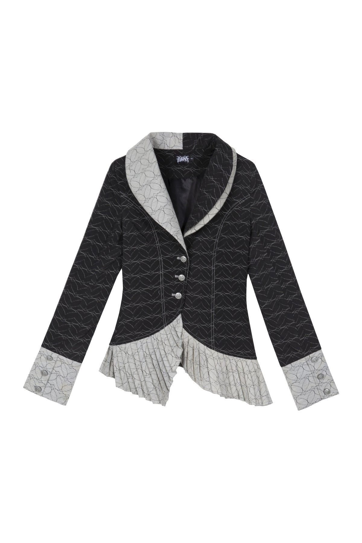 Asymmetrical Lapel Gothic Jacket