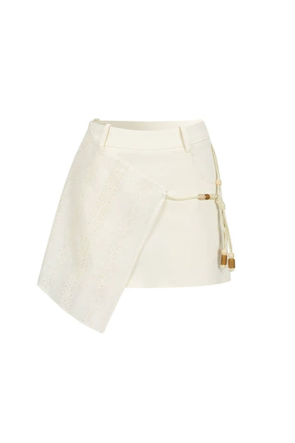 Ink Pearl Layered Skirt