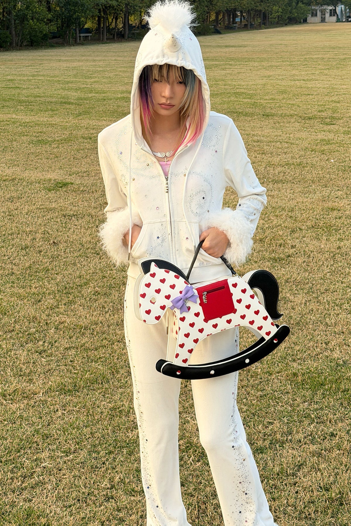 Rocking Horse Crossbody Handheld Bag