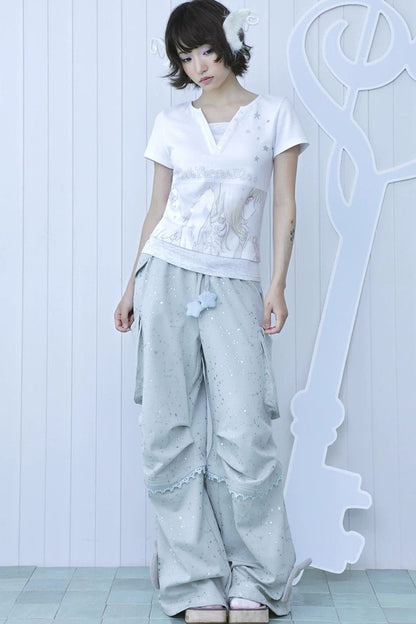 Y2K Dreamcore Paratrooper Pants
