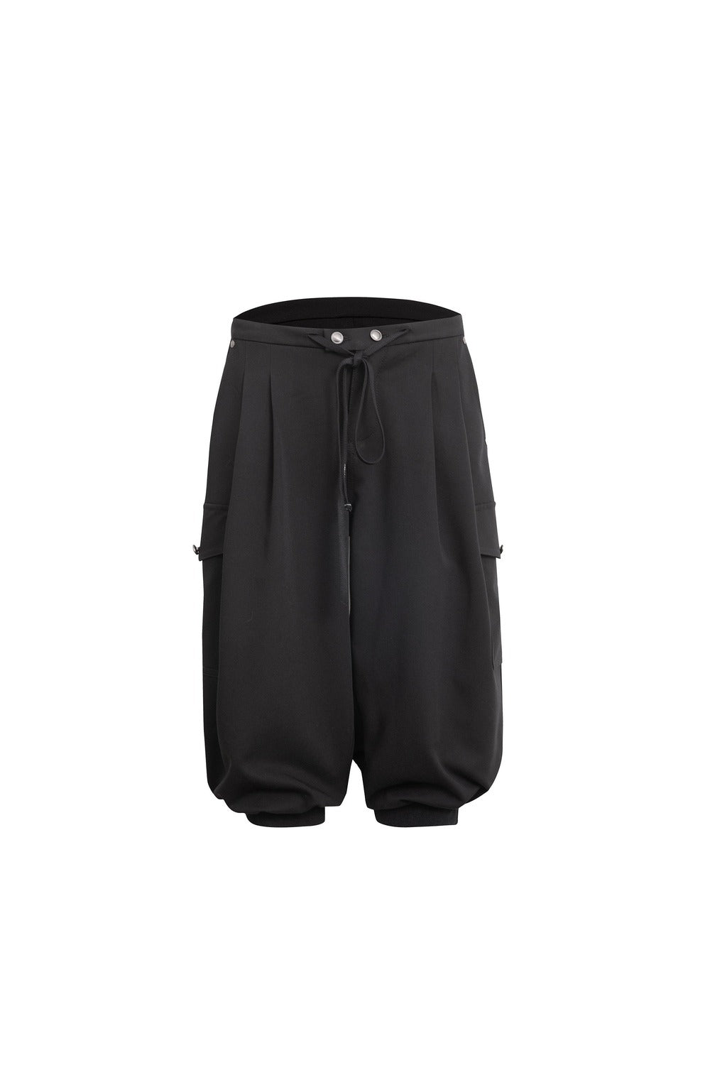 Equestrian Cargo Pleated Cuffed Pants