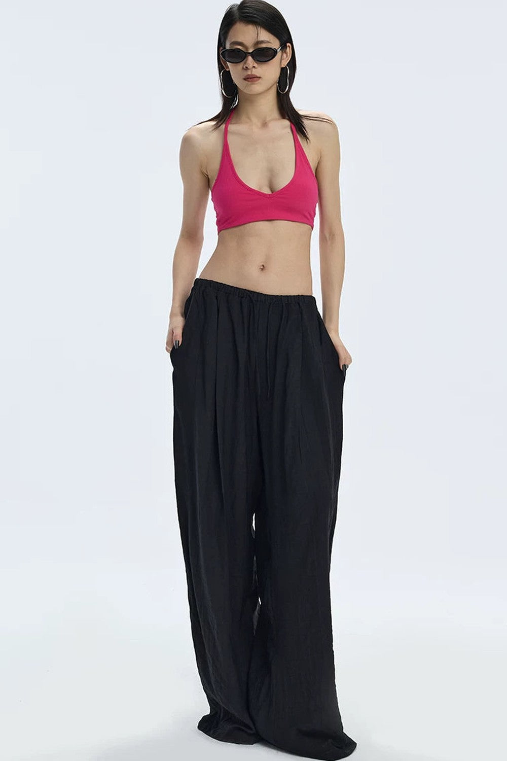 Black Textured Resort Shirt Pants Set-Up
