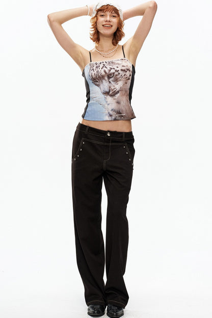 Printed Elastic Tube Top Set-Up
