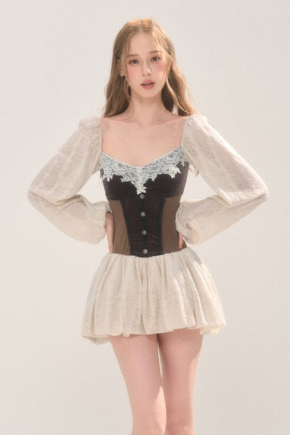 Knitted Patchwork Dress
