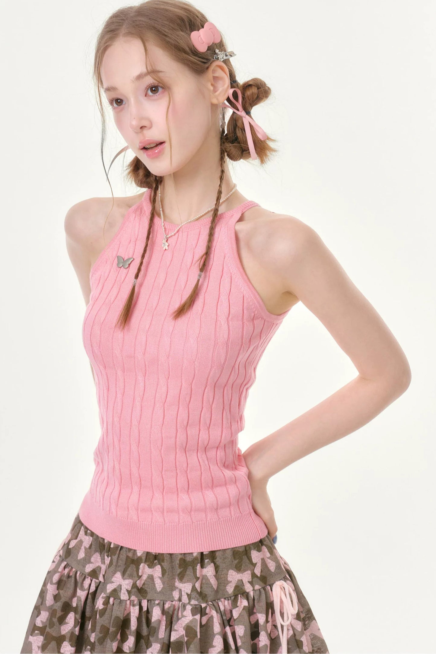 Butterfly Whisper Knit Camisole Top