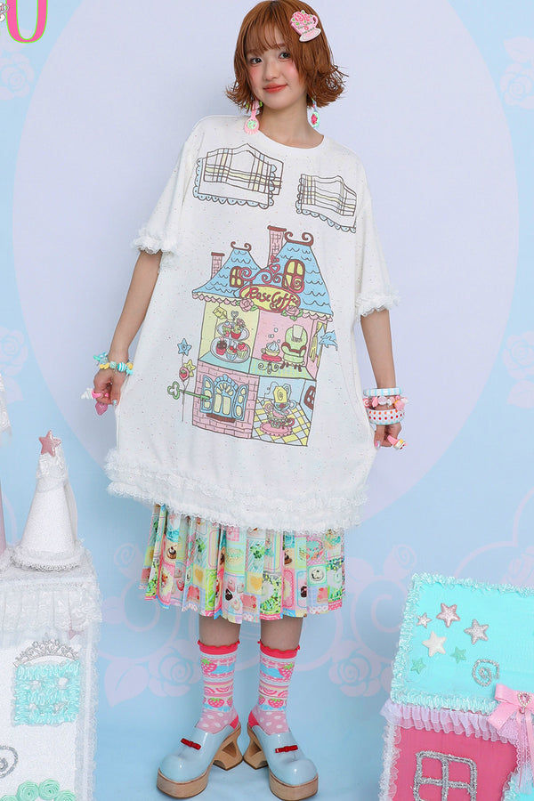 Printed Long T-Shirt Dress