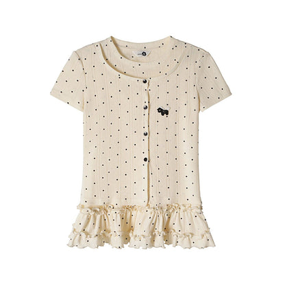 Starburst Polka Dot Raglan T-Shirt
