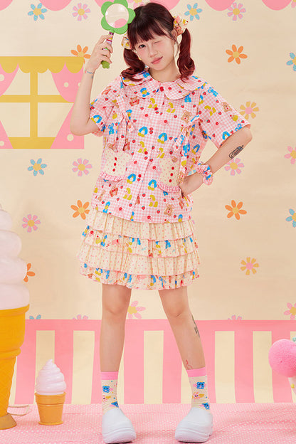 Polka Dot Cake Skirt