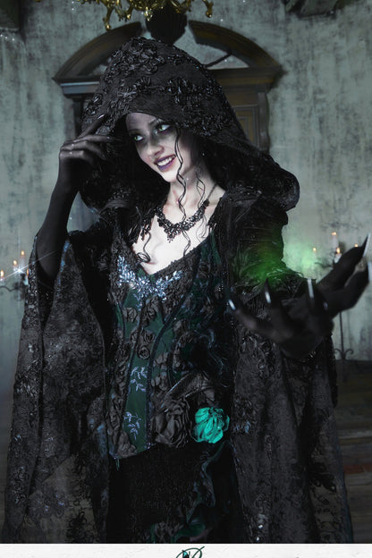 Gothic Fishbone Lace Corset Set-Up