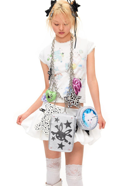 Dreams Lace Print T-Shirt