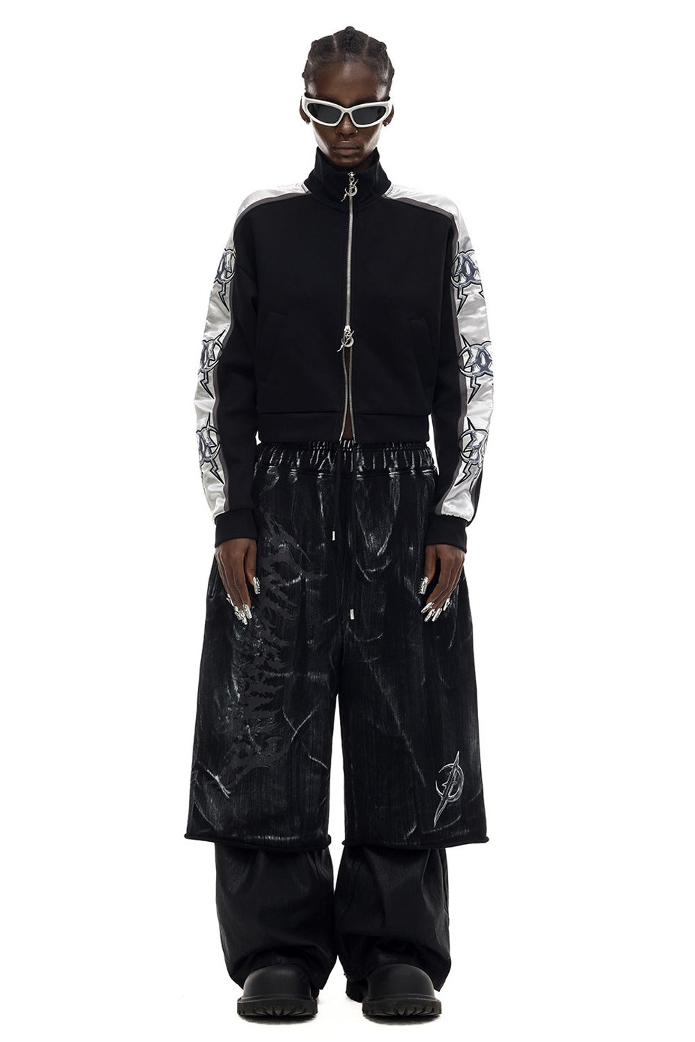 High Collar Zip Jacket