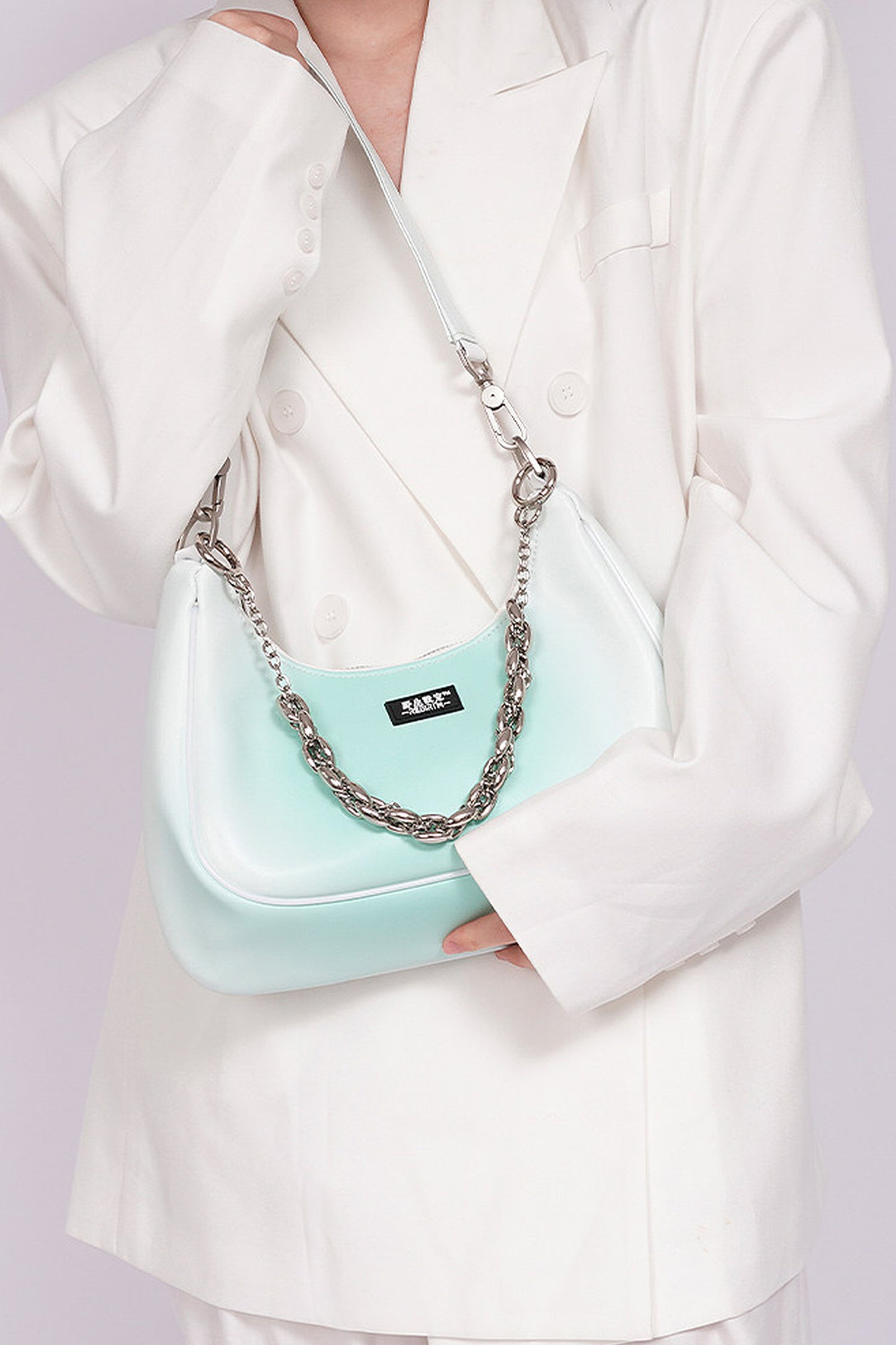 Macaron Graffiti Crossbody Bag