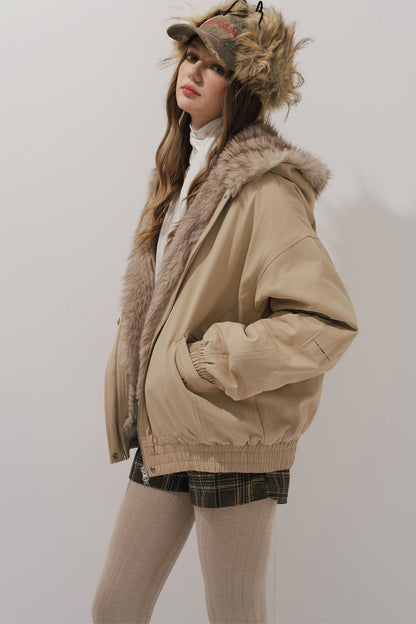 Workwear Cotton Padded Jacket and Shorts Set-Up