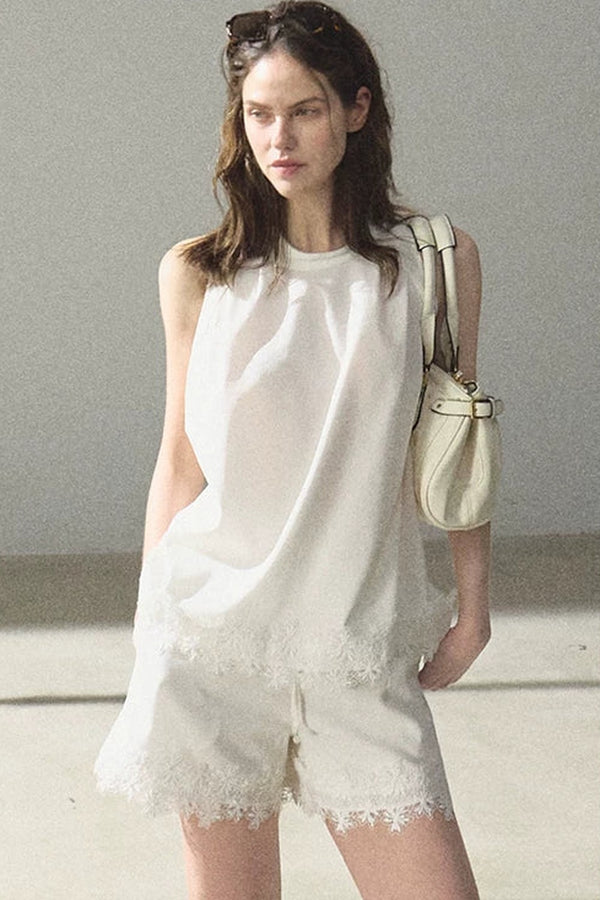 Vacation Lace Lyocell Vest