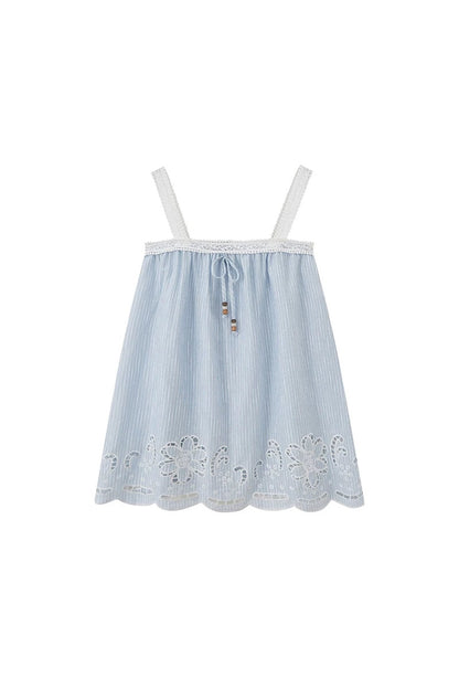 Embroidered Cutout Camisole Set-Up