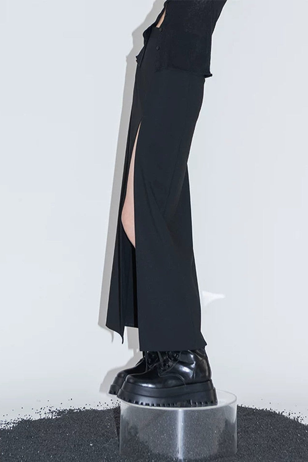 Layered Mesh Tube Top and Skirt Set-Up