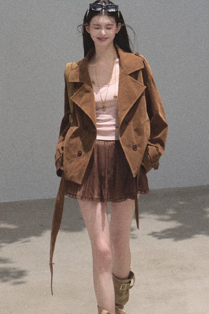 Longing Chiffon Pleated Skirt