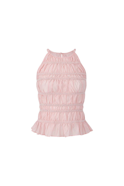 Tencel Halter Lace Camisole