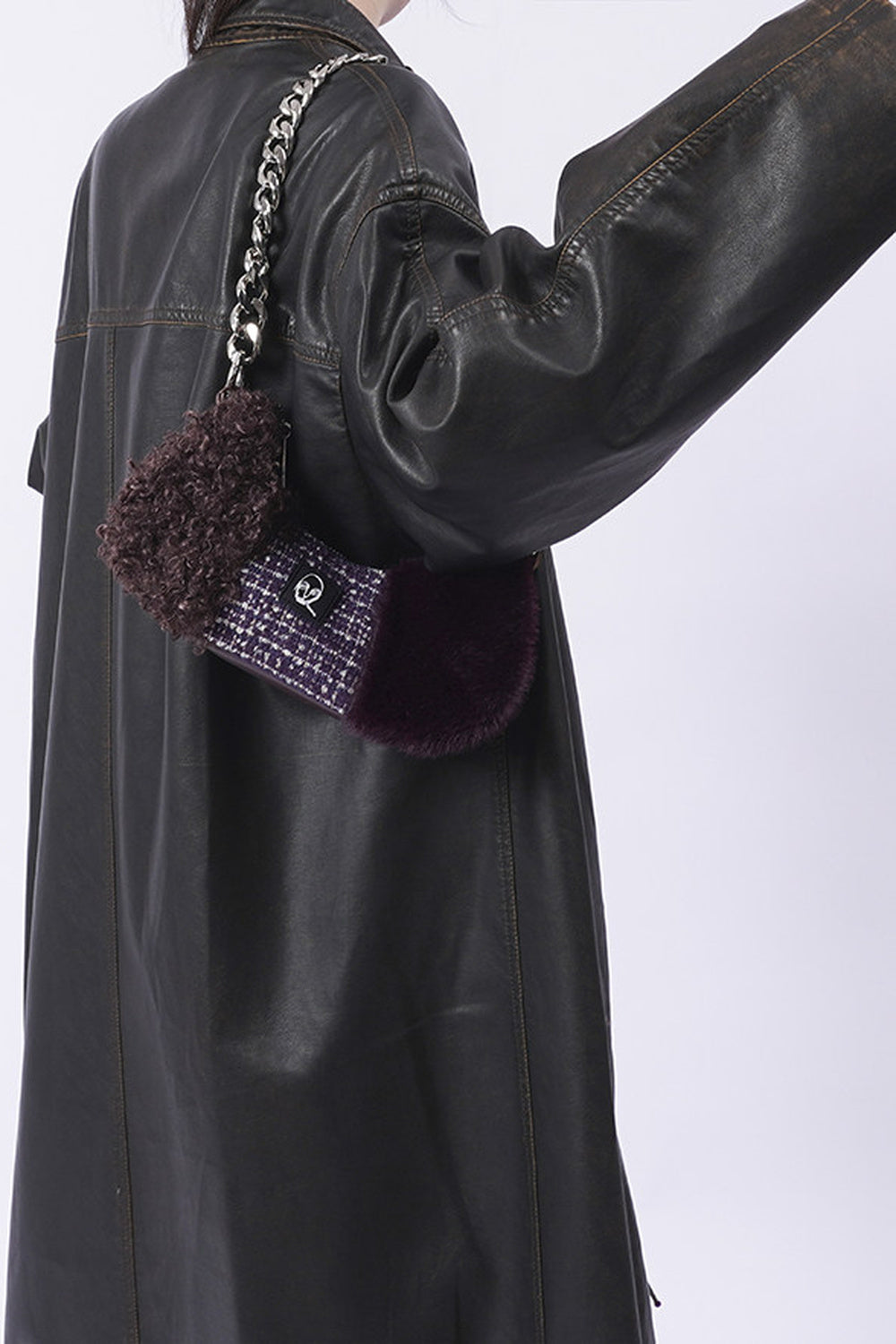 Y2K Color-Block Crossbody Bag