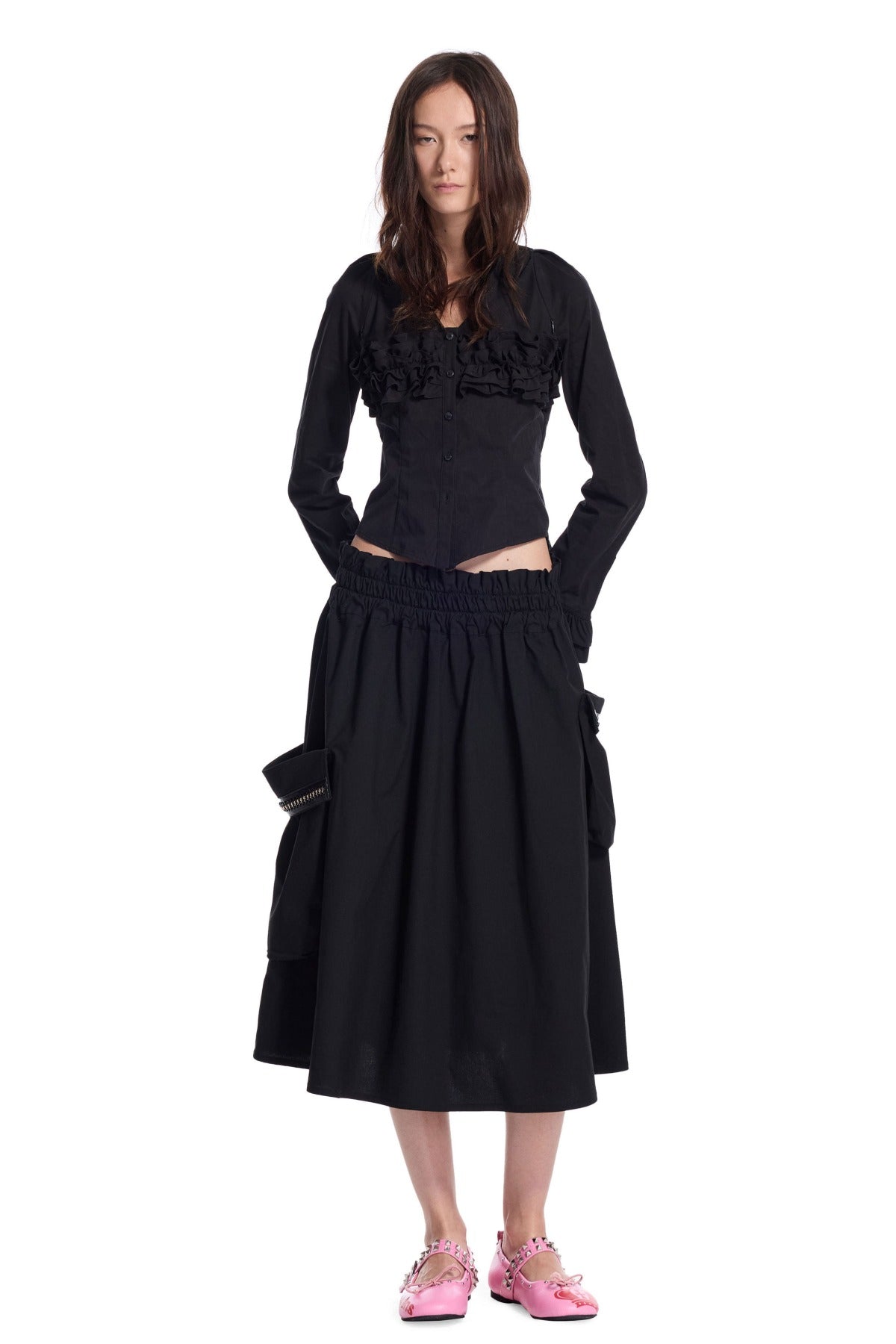 Punk Utility Pocket Skirt