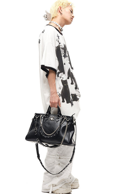 Handtasche mit mehreren Fächern
