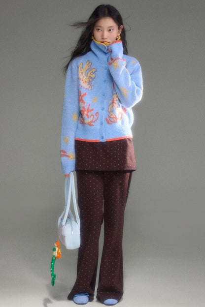 Bird Tulip Wool Knit Set-Up