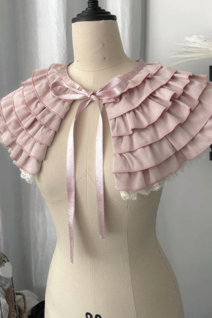 Pink Lace Embroidered Dress Set-Up