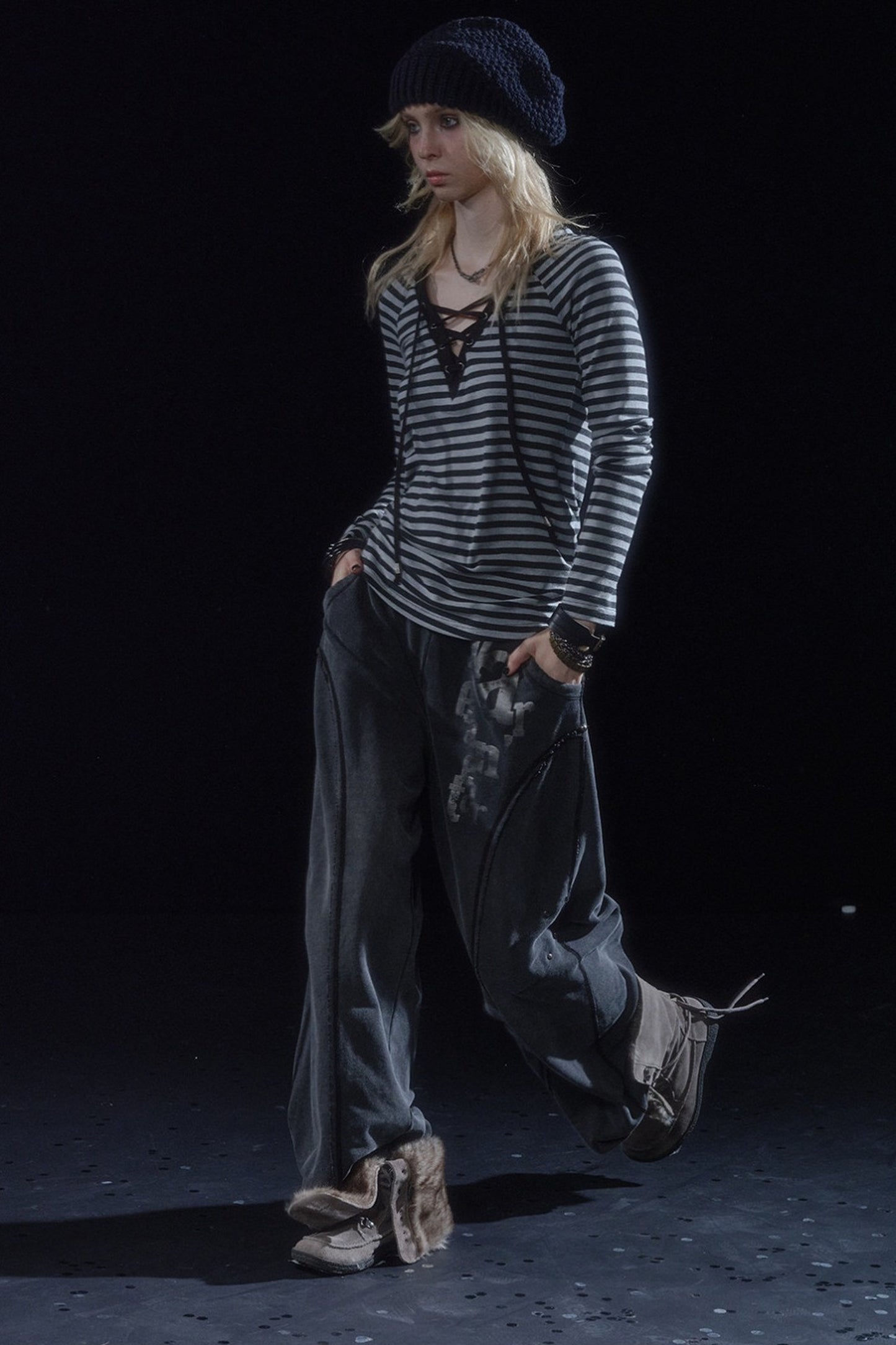 Raw Edge Retro Sweatpants
