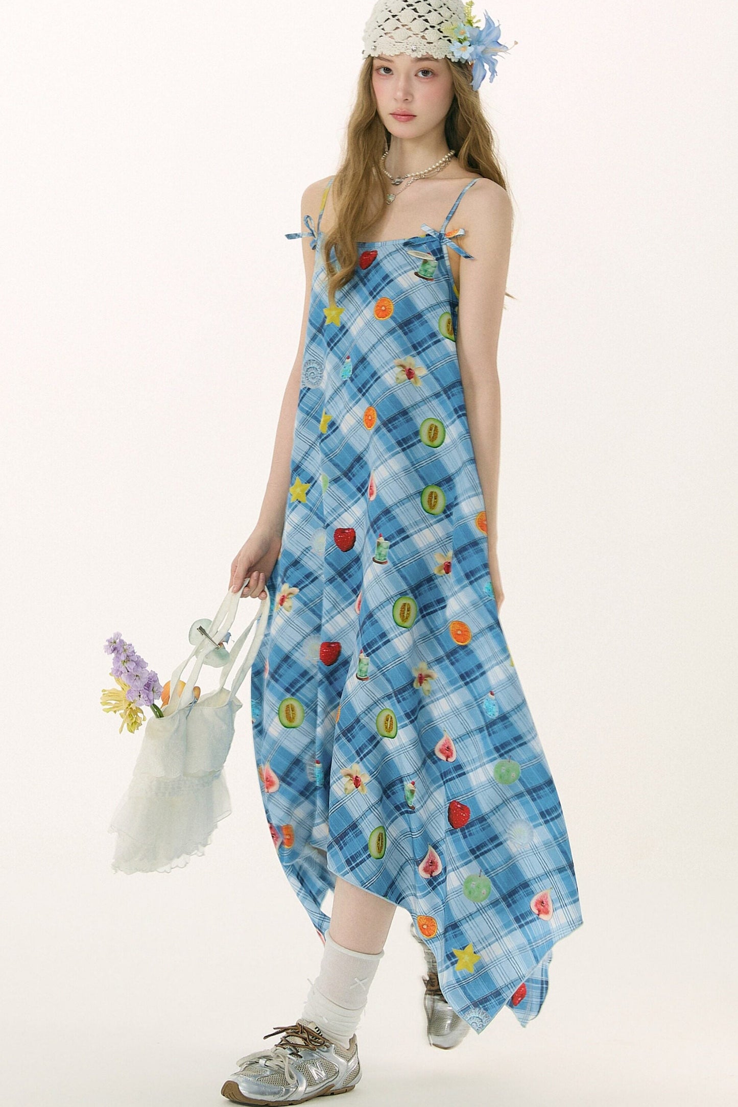 Sweet Dreams Blue Plaid Dress