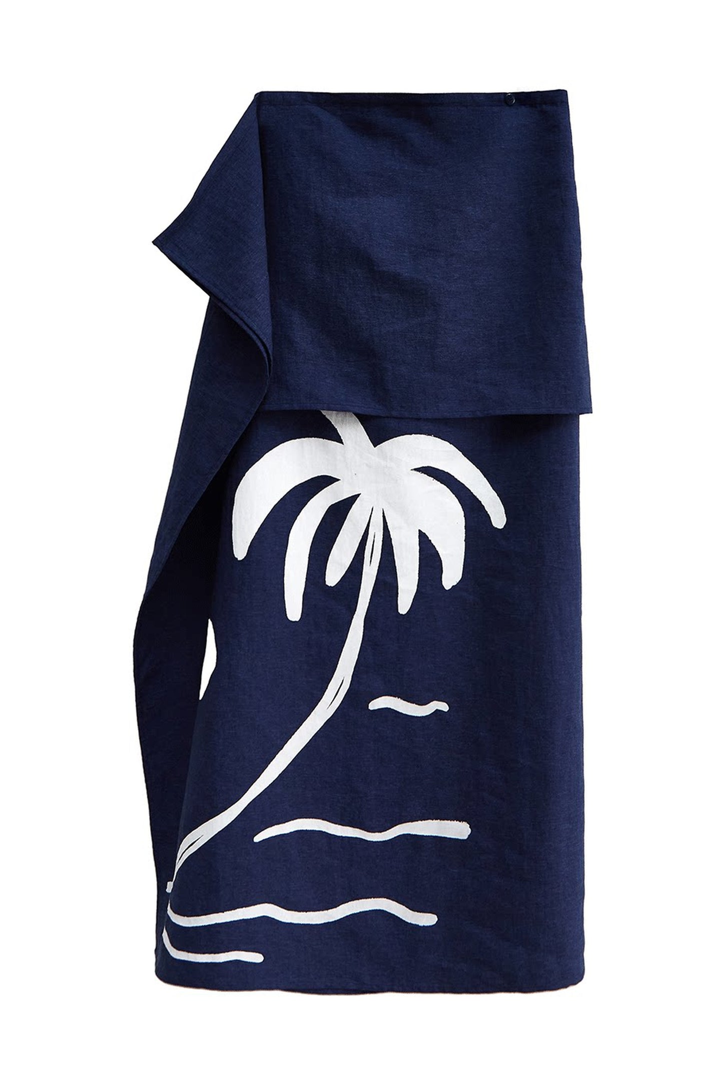 Palm Sunset Print Skirt
