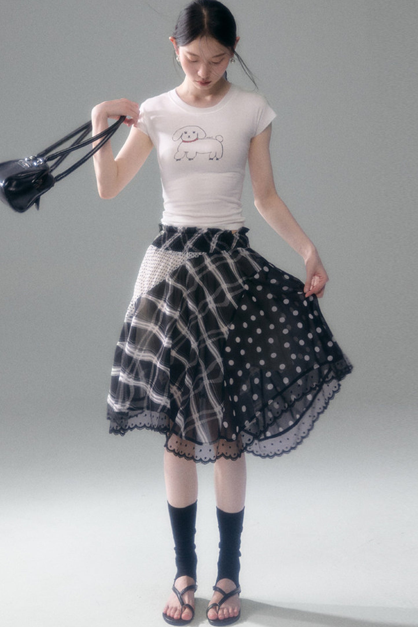 Summer Sequin Two-Way Wear Skirt