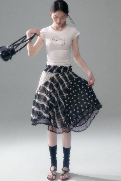 Summer Sequin Two-Way Wear Skirt