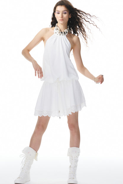 Halter Neck Rivet Dress