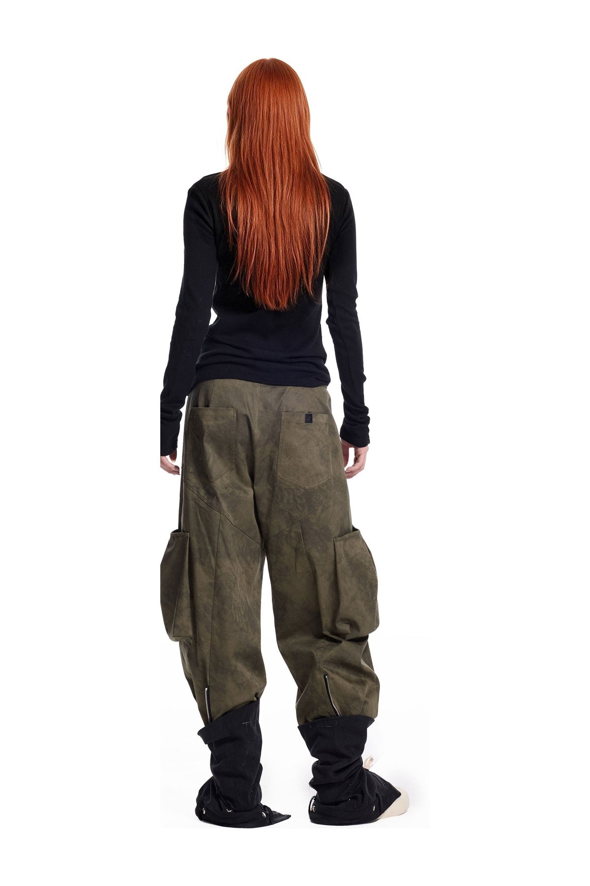 3D Panel Tie-Dye Pants