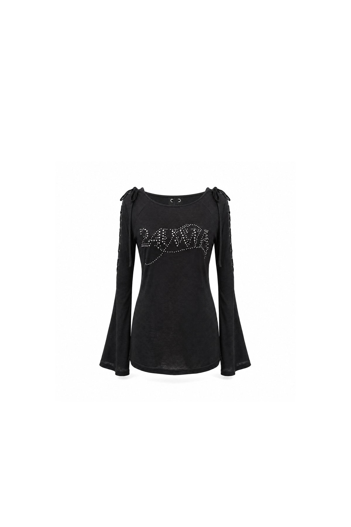 Lace-Up Straps T-Shirt