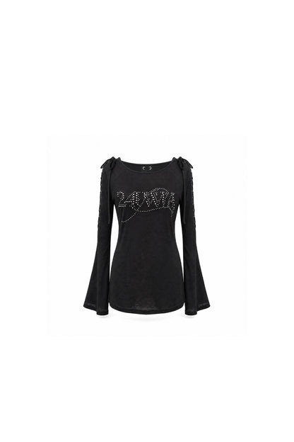 Lace-Up Straps T-Shirt