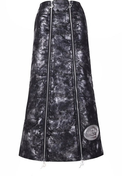 Electric Moon Quilted Skirt