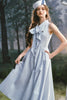 Hellblaues Kleid