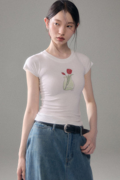 Fruit Platter Tencel Blend Short Sleeve T-Shirt