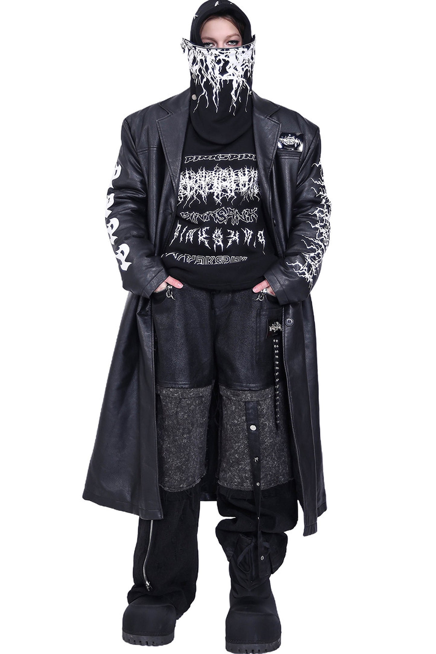 Oversized Deconstructed Mask Hoodie