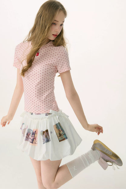 Sweet Polka Dot Top