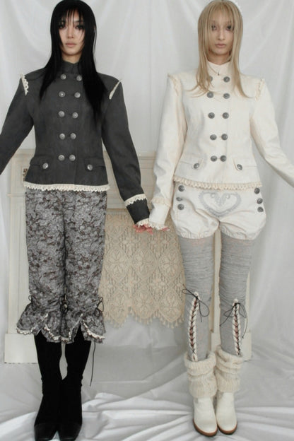 Medieval Suede Courtly Jacket